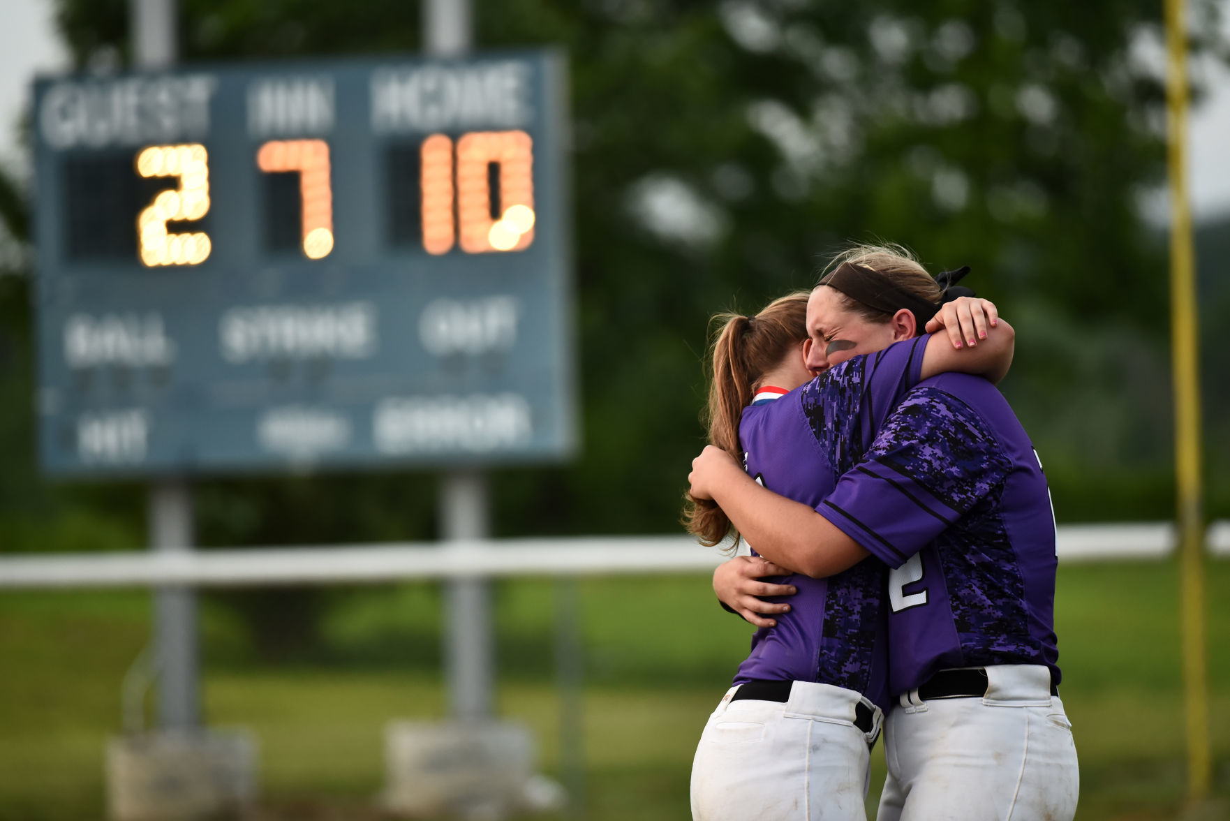Softball hug